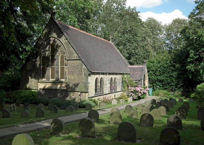 A view of Scholes meeting house and burial ground A view of Scholes meeting house and burial ground